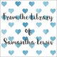 Blue Watercolor Petite Hearts Square Gift Stickers Image 2 of 2
